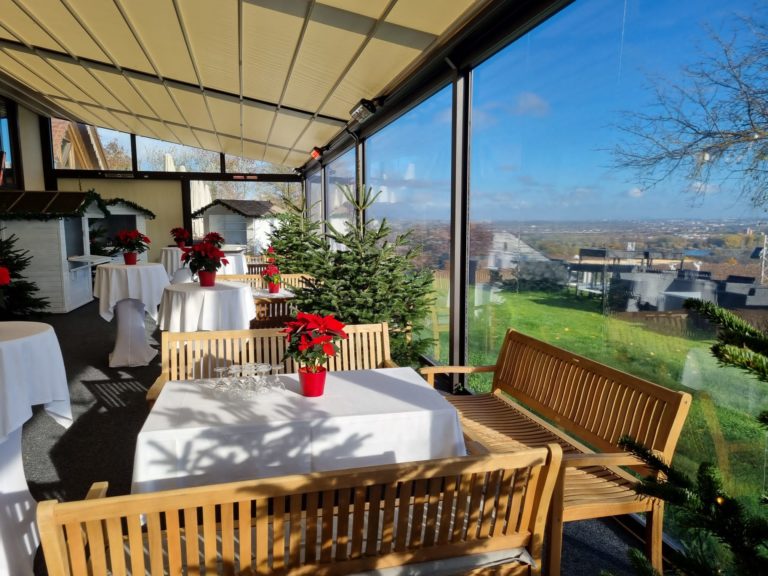 Terrasse an der Hofscheune in Mainz